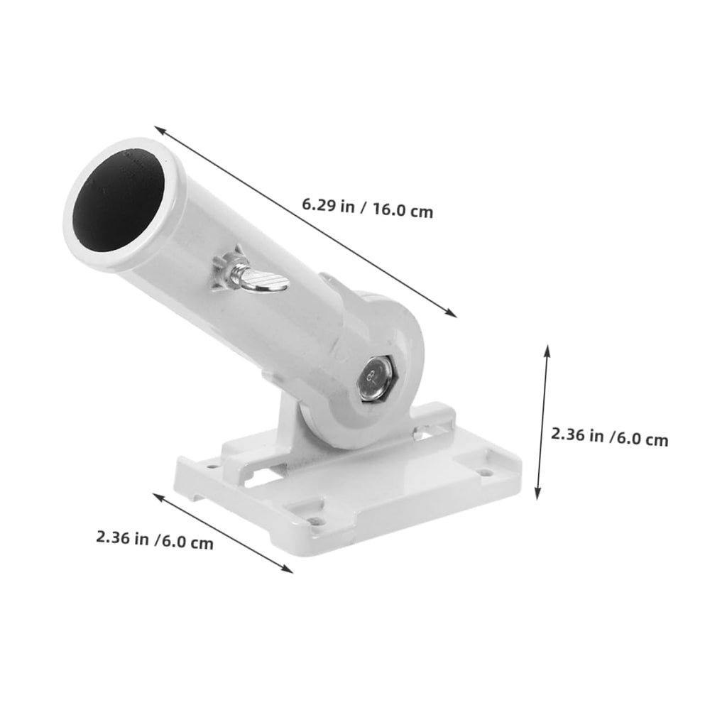 2pcs Aluminum Alloy Wall Mounted Adjustable Flag Pole Holder B9095