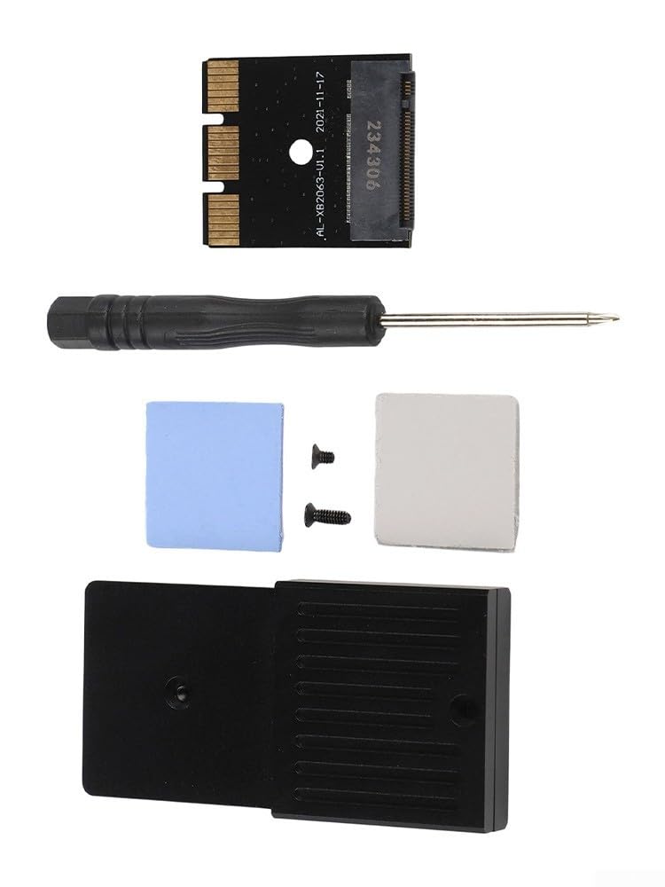 External Hard Drive Enclosure PCIE4.0 NVME 2230 SSD Aluminum Alloy Black L713