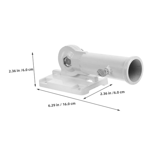 2pcs Aluminum Alloy Wall Mounted Adjustable Flag Pole Holder B9095