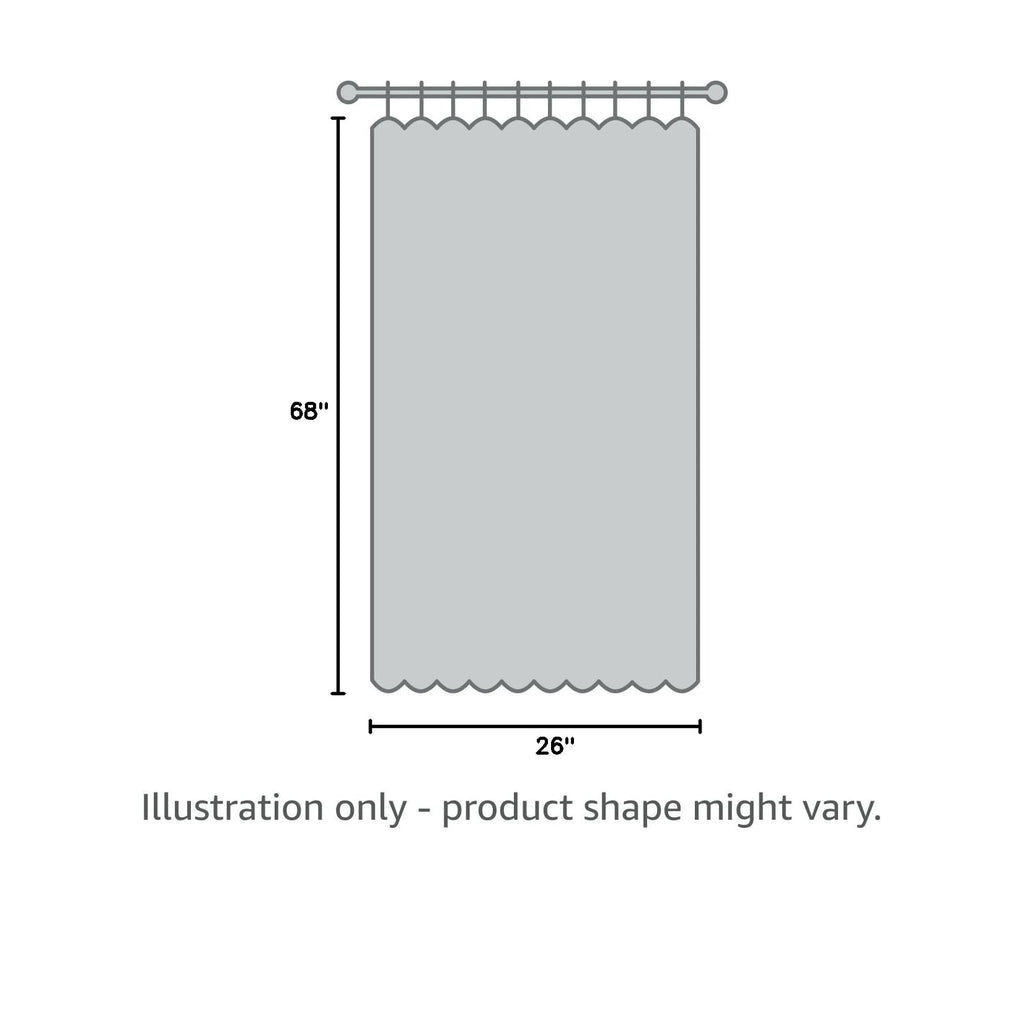 Blackout Tie Up Door Curtain 1 Panel B35540