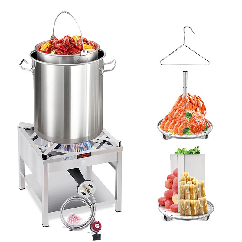 40QT Boil Kit with Burner, Basket & Steamer Rack Z85763