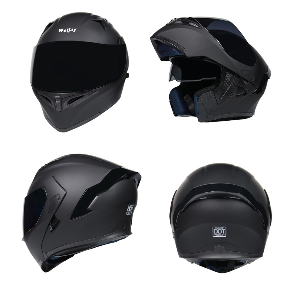 Flip Up Modular Motorcycle Helmet Dual Visor S676