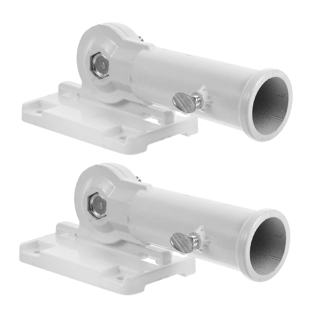 2pcs Aluminum Alloy Wall Mounted Adjustable Flag Pole Holder B9095