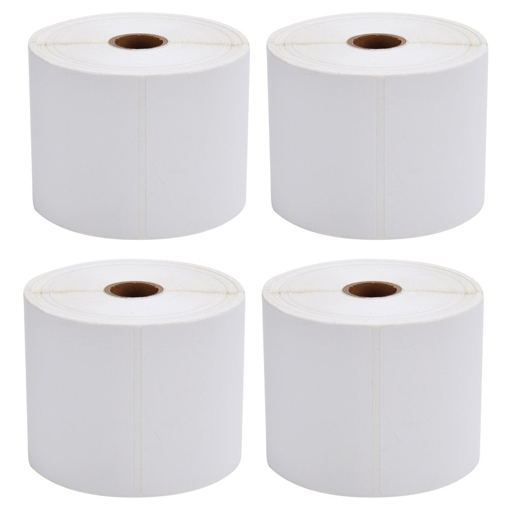 4x6 Direct Thermal Shipping Labels, 4 Rolls, 450 Labels/Roll S509454