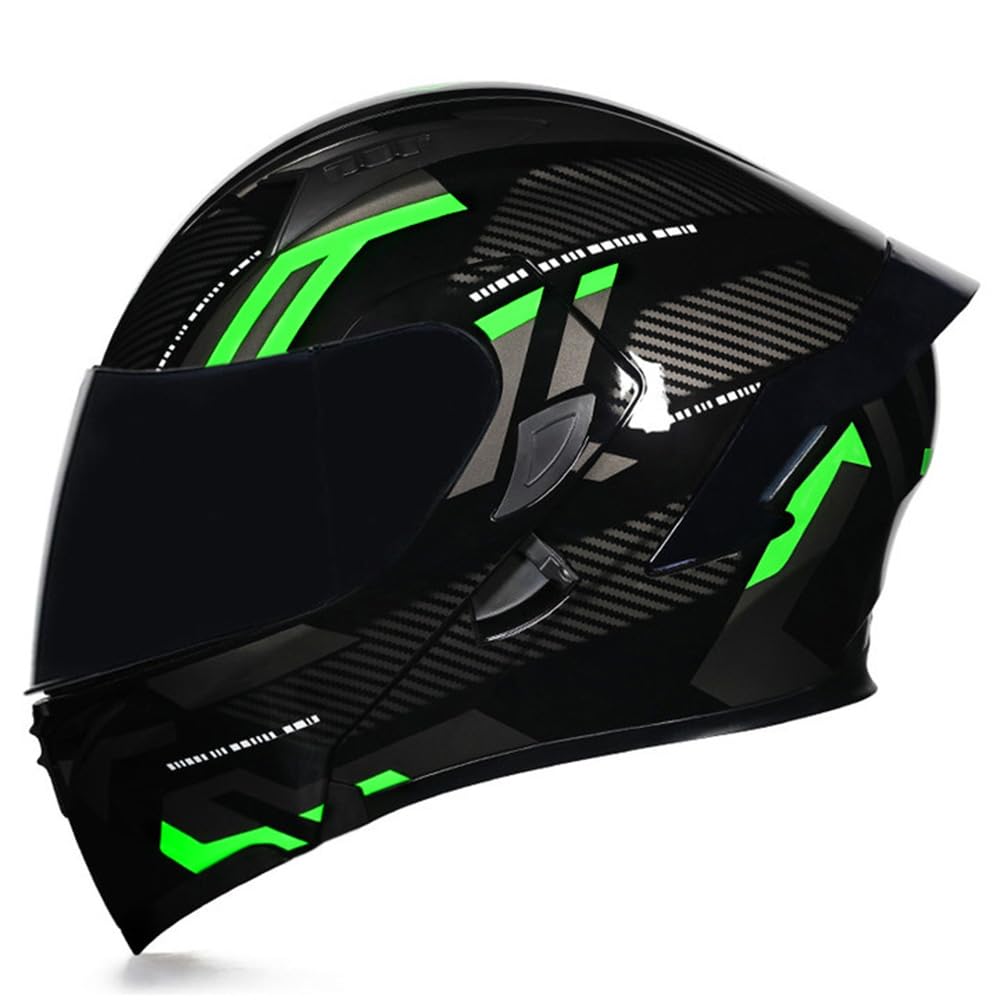 Flip Up Modular Motorcycle Helmet Dual Visor S676