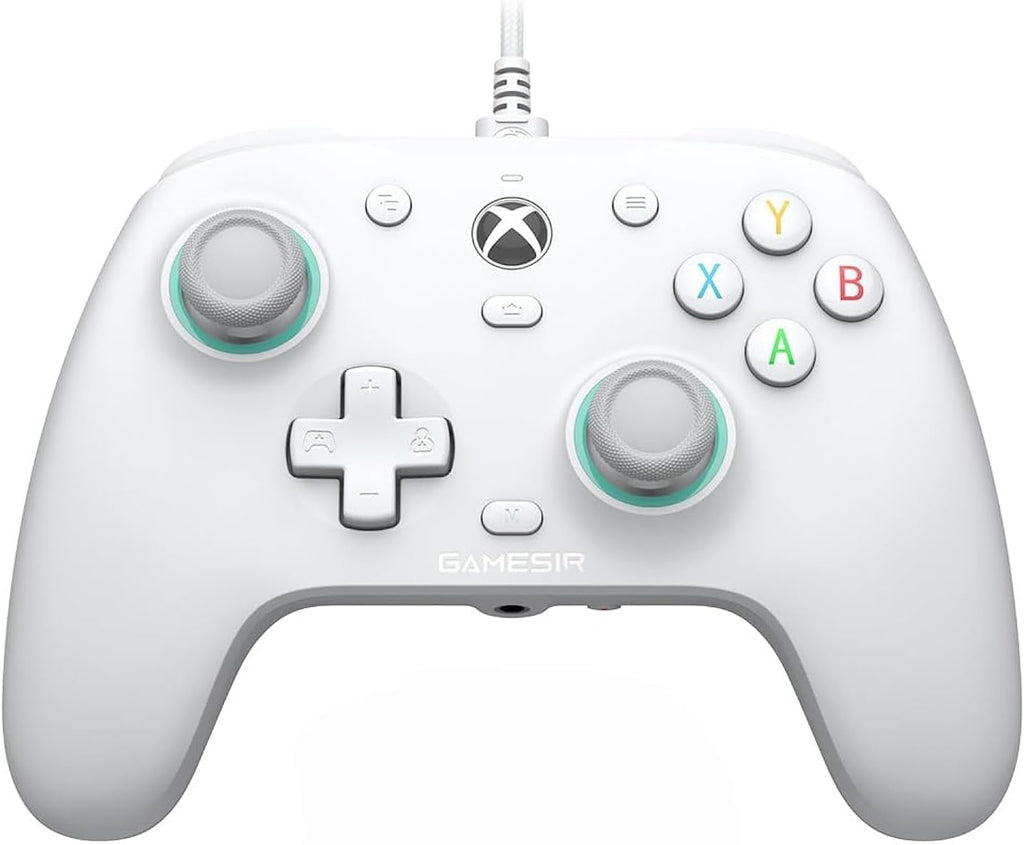 Wired Gamepad with Hall Effect Joysticks and 3.5 mm Audio Jack White Z476617