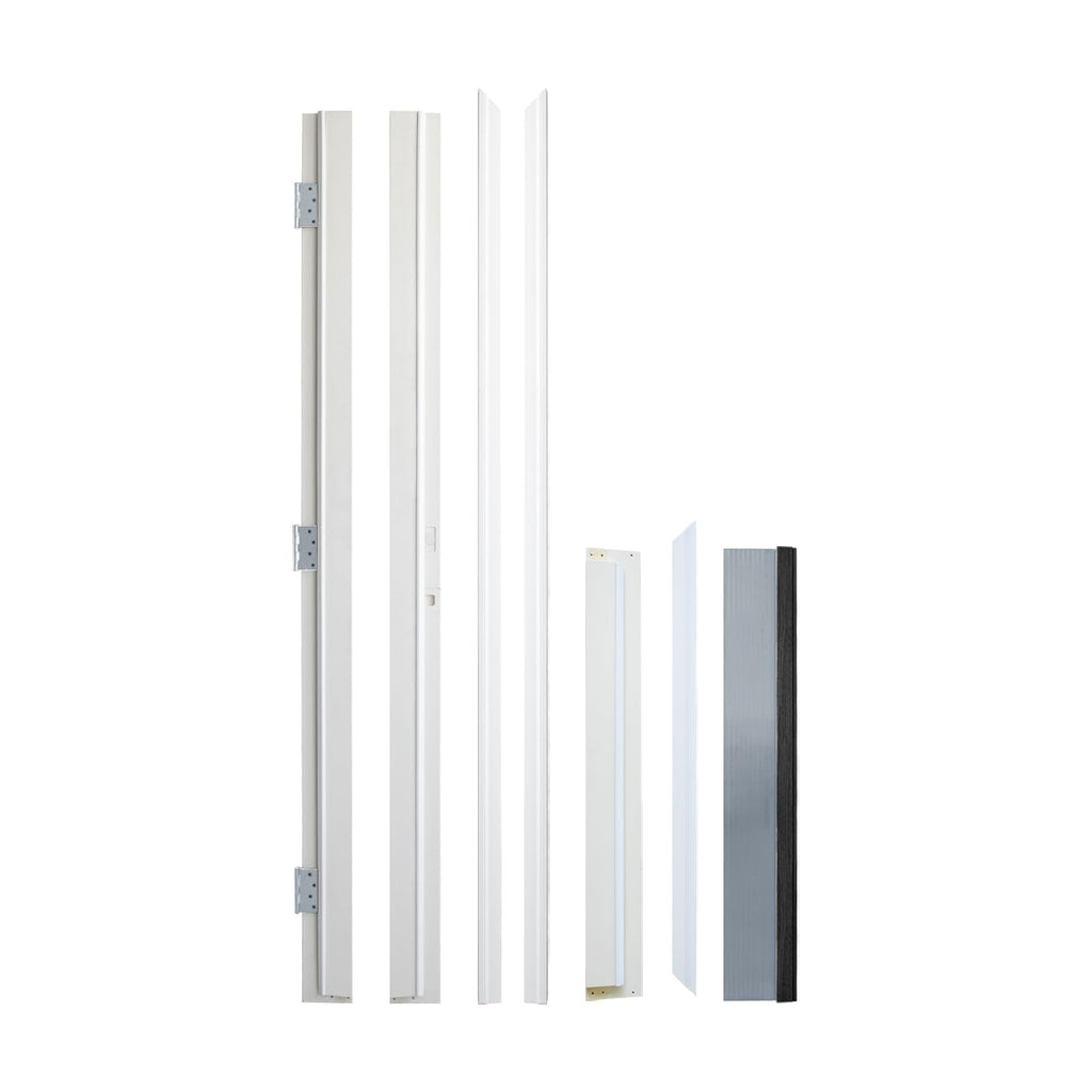 36 x 80 Fiberglass Entry Door with Vinyl Frame Low-E Glass Right Hand Inswing A845913