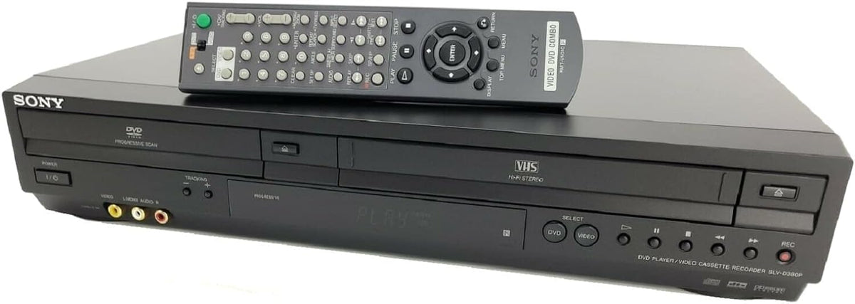 Black DVD/VHS Combo Player F3184