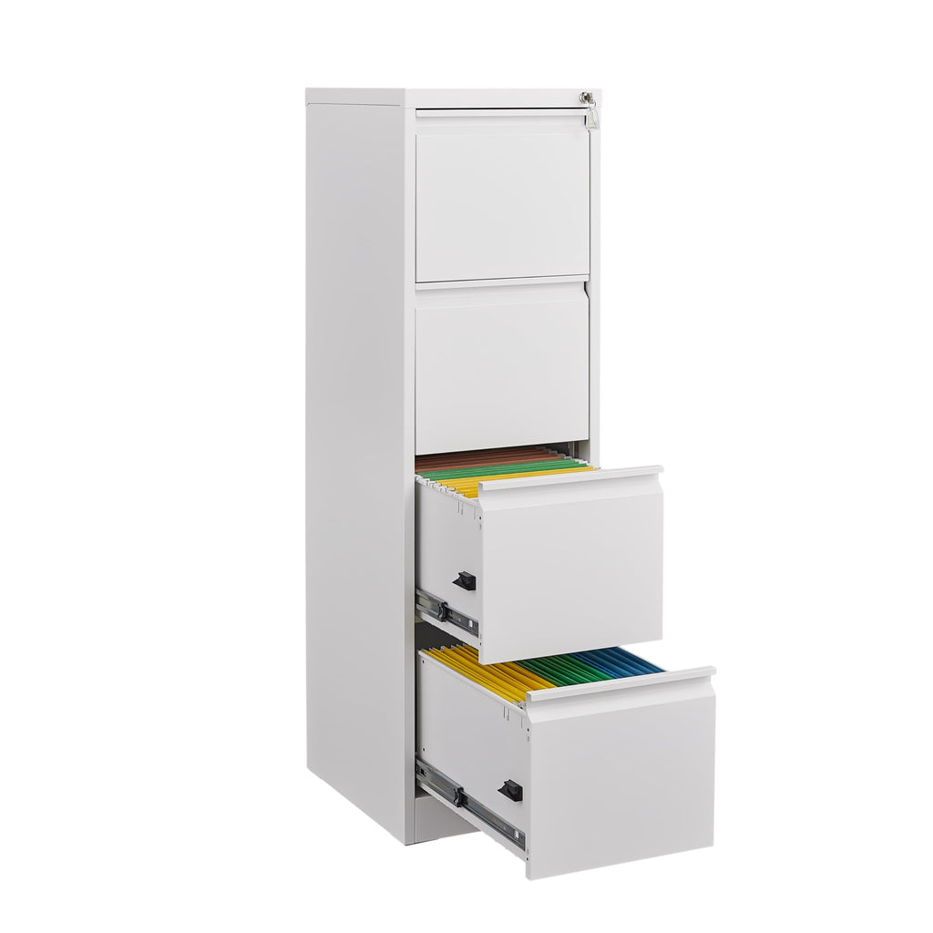 4 Drawer Vertical Metal File Cabinet with Lock M6283