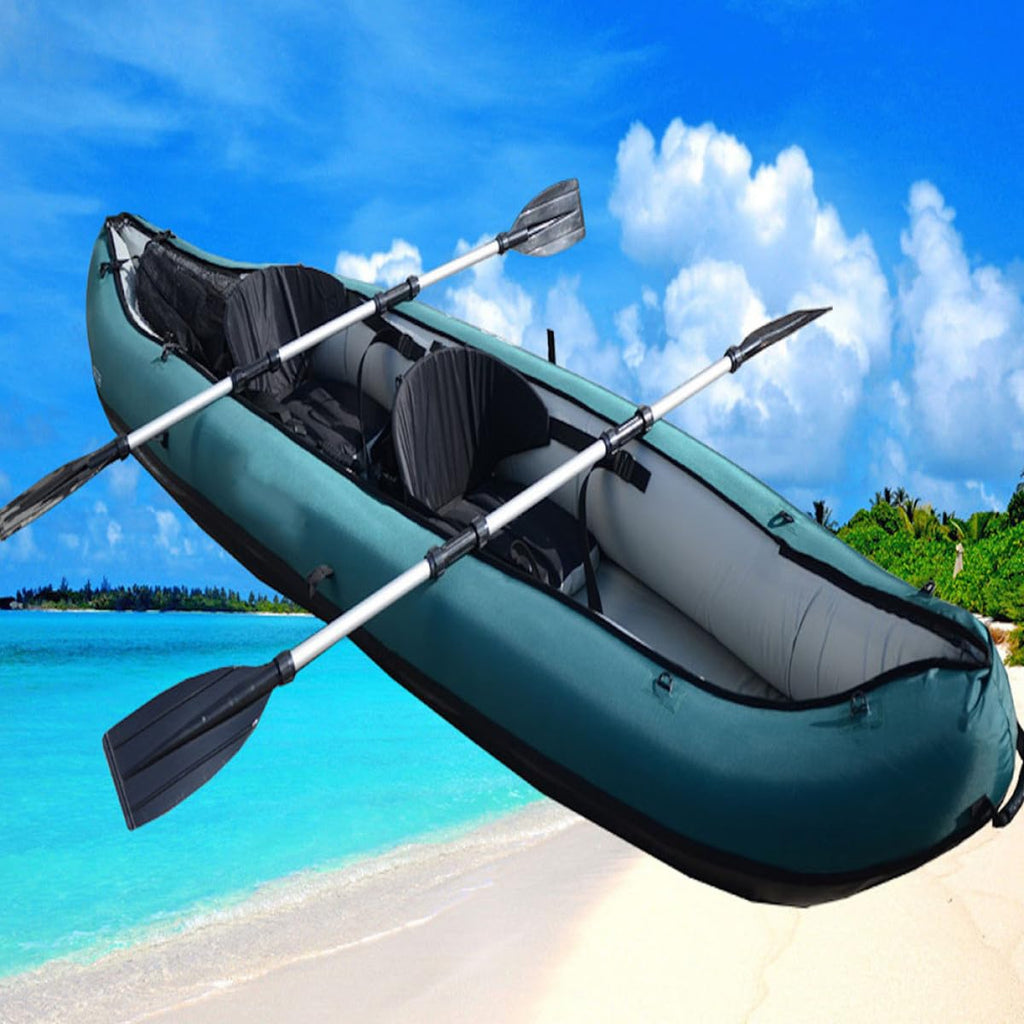 2pcs Portable Telescopic Aluminum Alloy Kayak Paddle T115