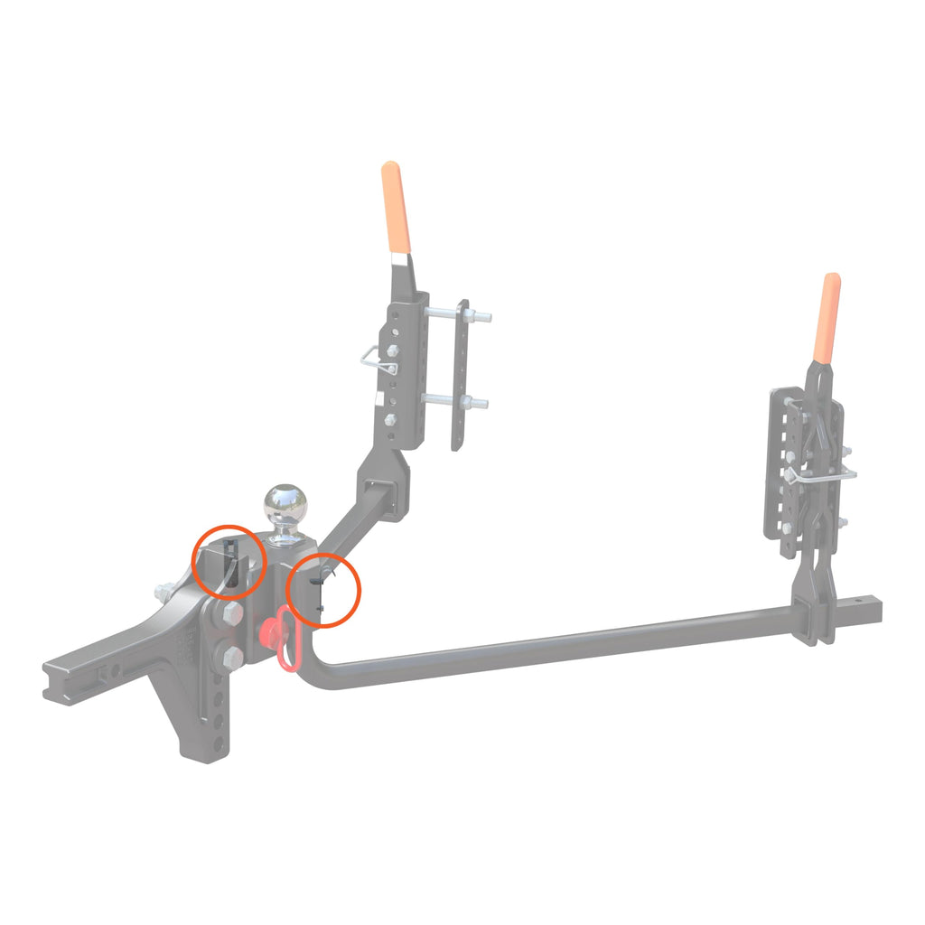 Round Bar Weight Distribution Hitch Retainers O25966