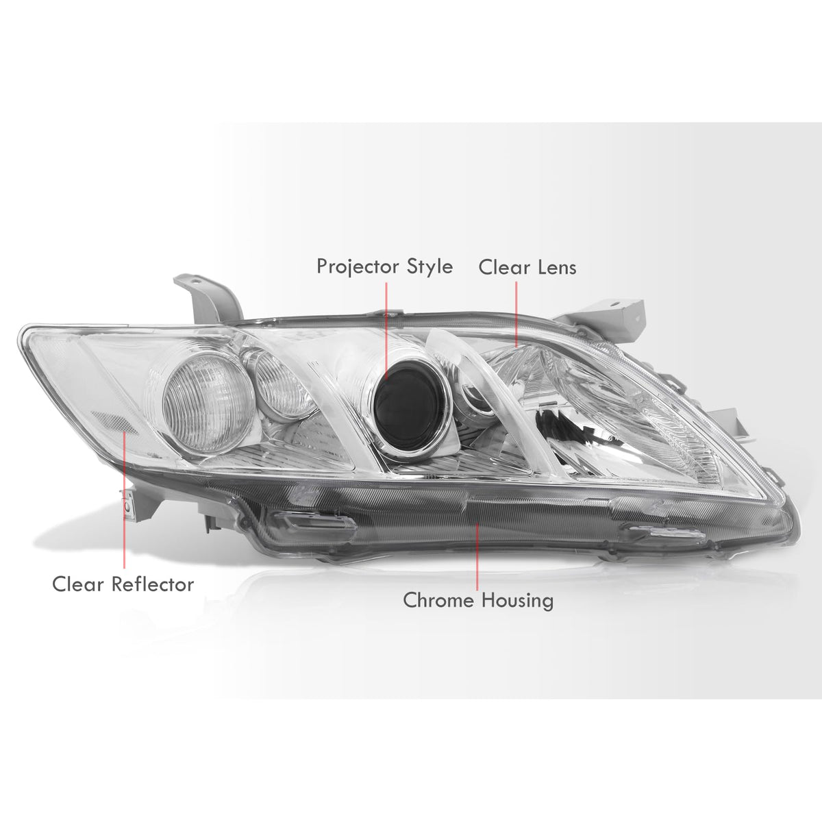Projector Headlights Headlamps Signal Lamps Assembly Pair Set H306