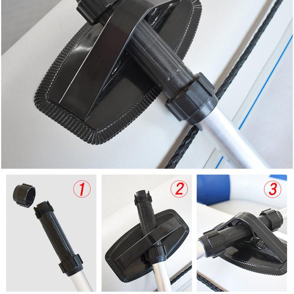 2pcs Portable Telescopic Aluminum Alloy Kayak Paddle T115