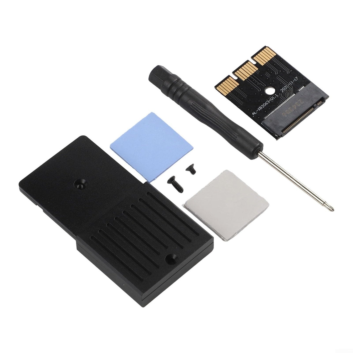 External Hard Drive Enclosure PCIE4.0 NVME 2230 SSD Aluminum Alloy Black L713