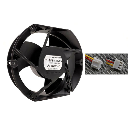 24V 172mm Cooling Fan 3Pin 3Wire Dual Ball Q80458