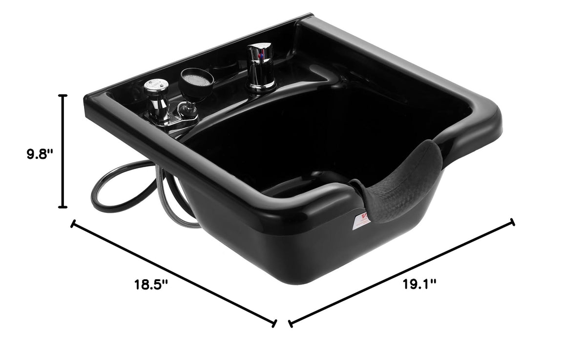 Black ABS Plastic Shampoo Basin M598372