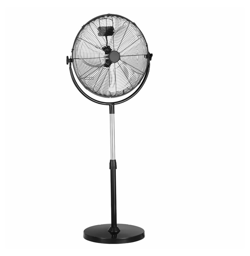 20 Inch 3 Speed Adjustable Height Pedestal Fan H873