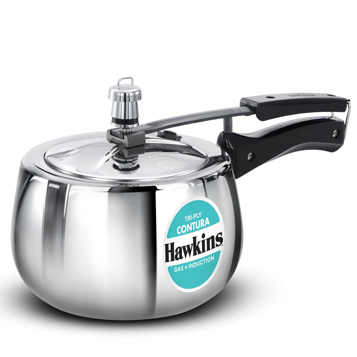 3 Litre Triply Stainless Steel Pressure Cooker V61262
