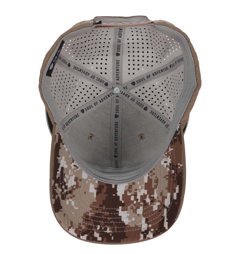 Khaki Camo Trucker Hat Y5855