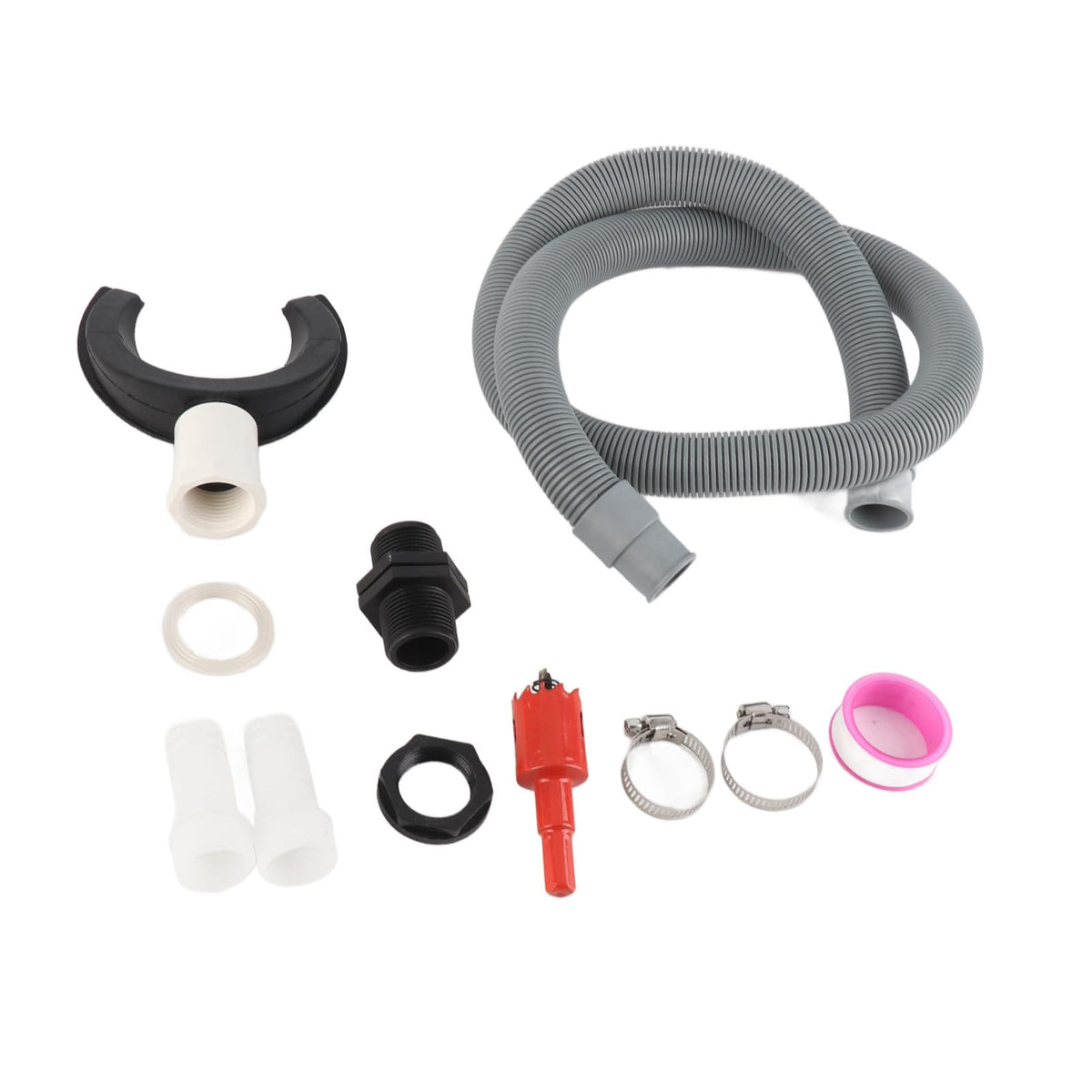 Round Downpipe Rainwater Collection System with 50cm Hose O81511