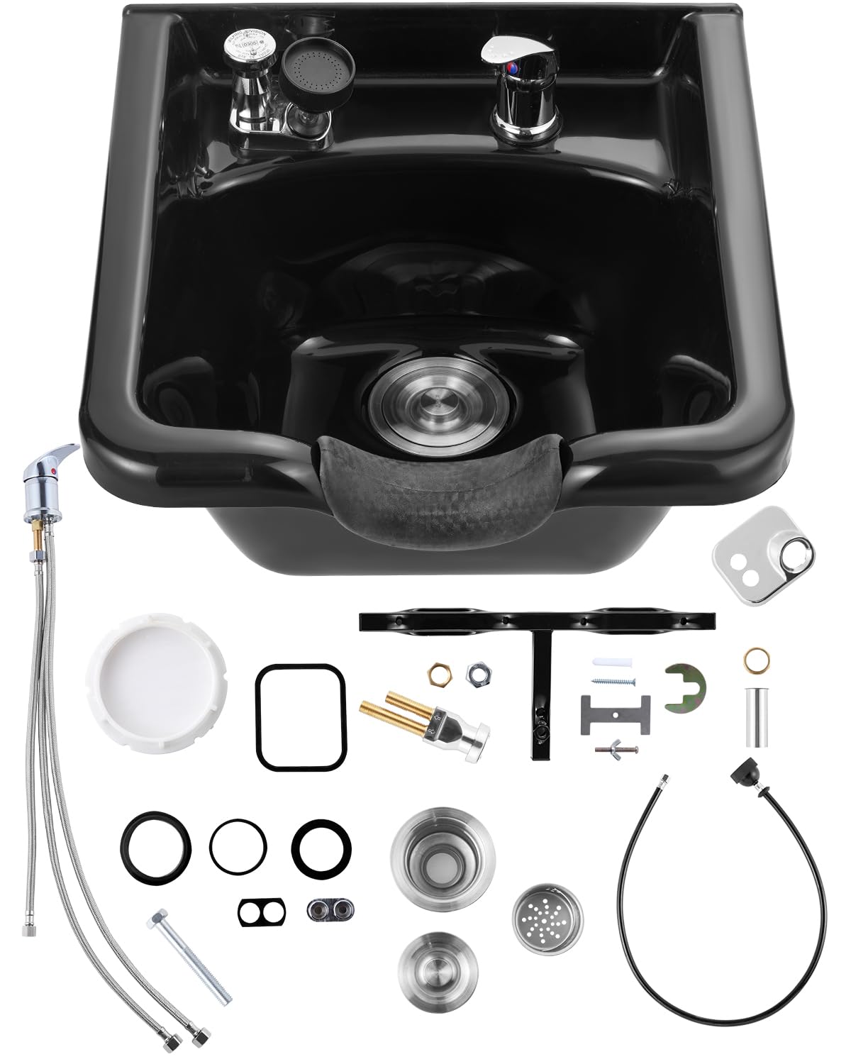 Black ABS Plastic Shampoo Basin M598372