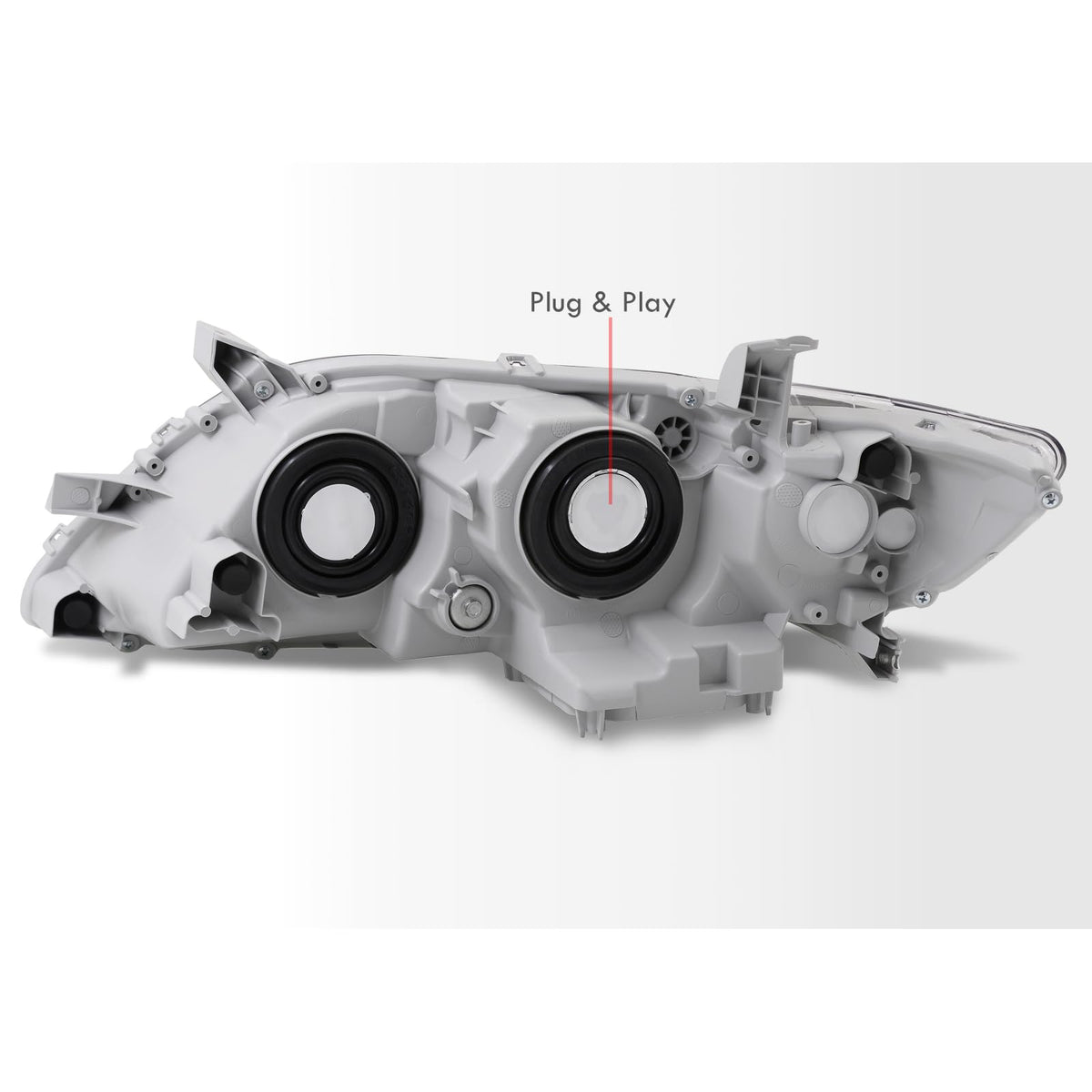 Projector Headlights Headlamps Signal Lamps Assembly Pair Set H306