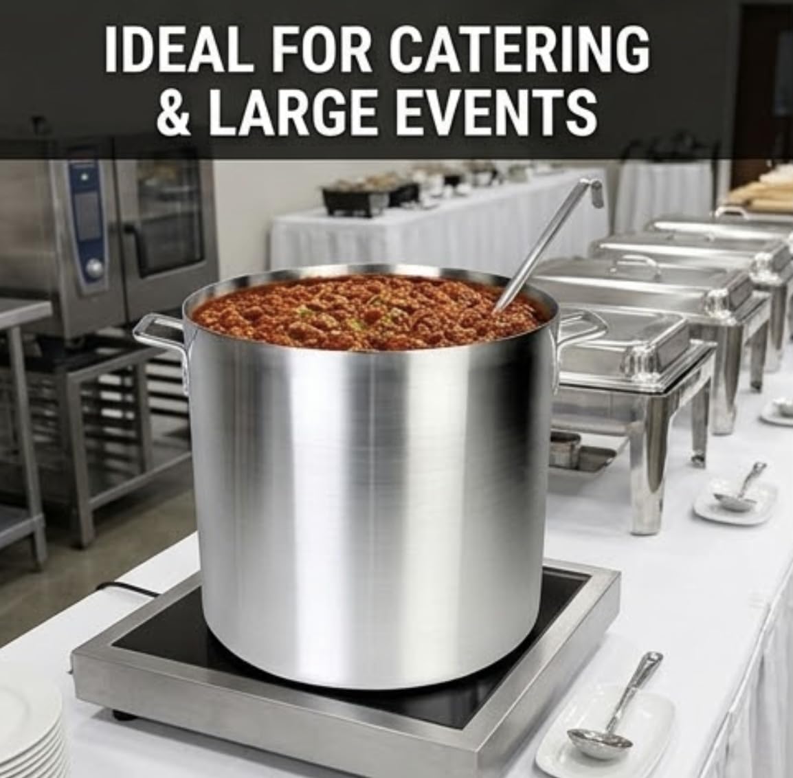 60 Quart Aluminum Stock Pot V228495