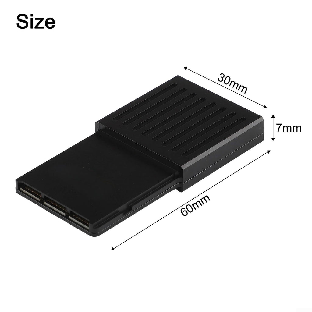 External Hard Drive Enclosure PCIE4.0 NVME 2230 SSD Aluminum Alloy Black L713