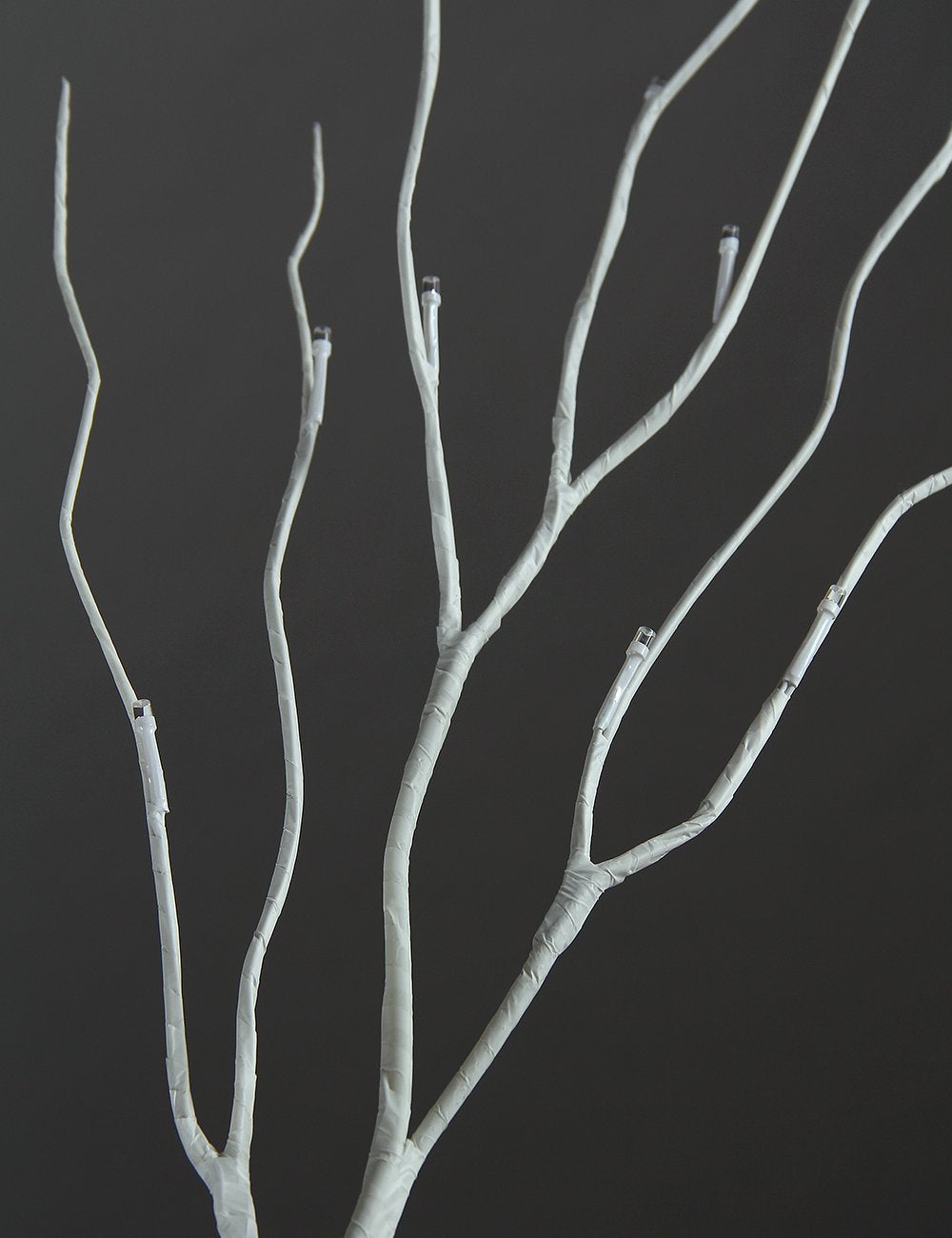 8FT 132 LED Lighted Birch Tree Warm White R1455