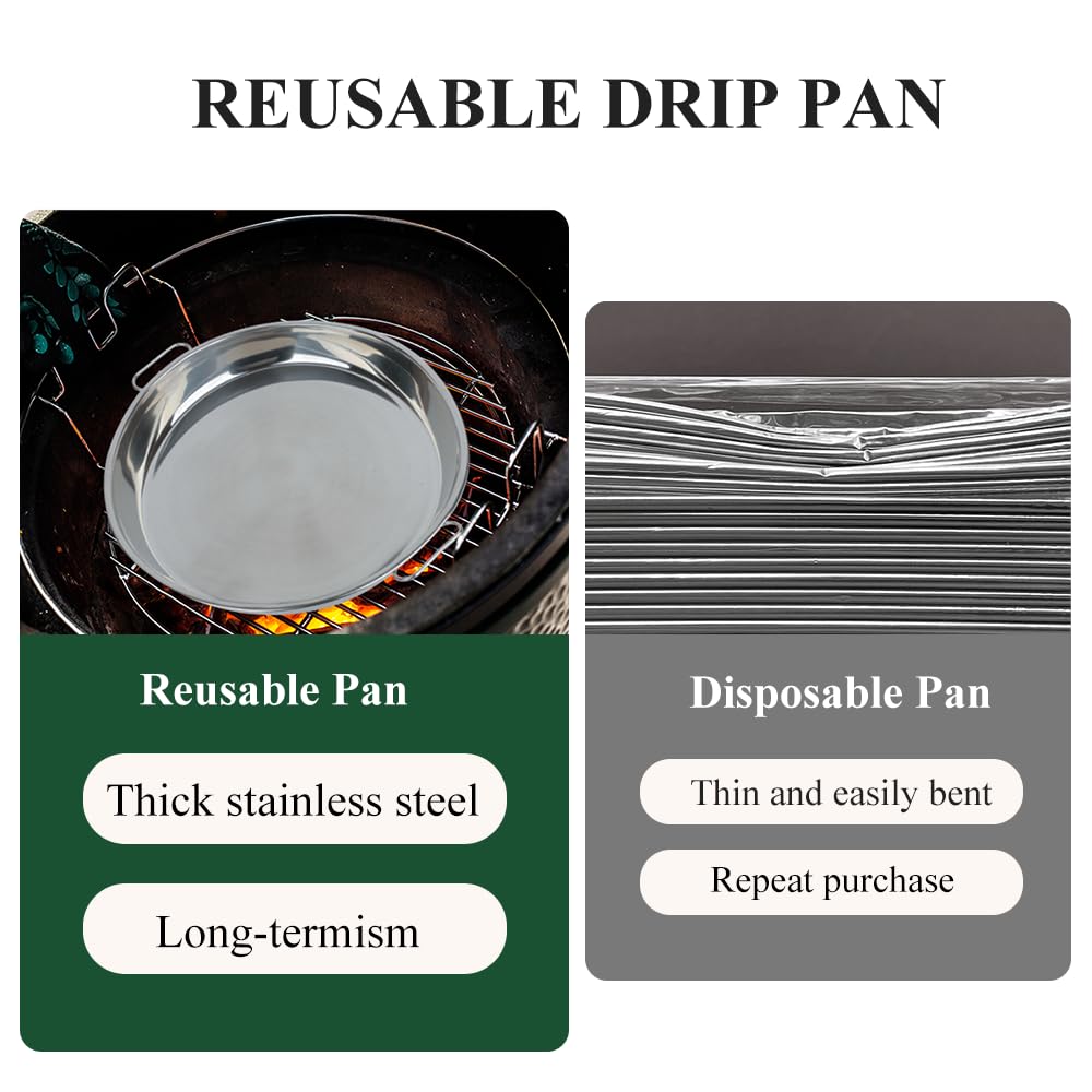 13.5" Stainless Steel Drip Pan & Roasting Tray G708