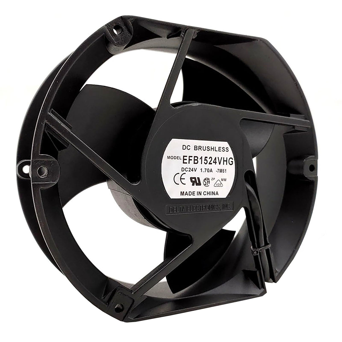24V 172mm Cooling Fan 3Pin 3Wire Dual Ball Q80458