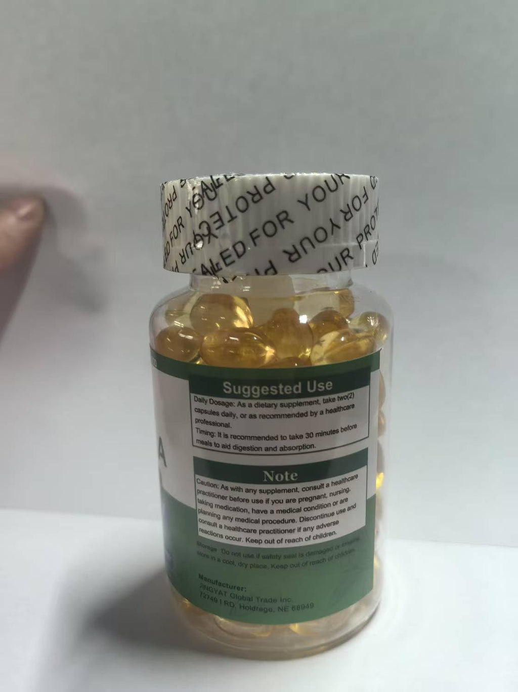 Organic Moringa Oleifera Softgels A2407