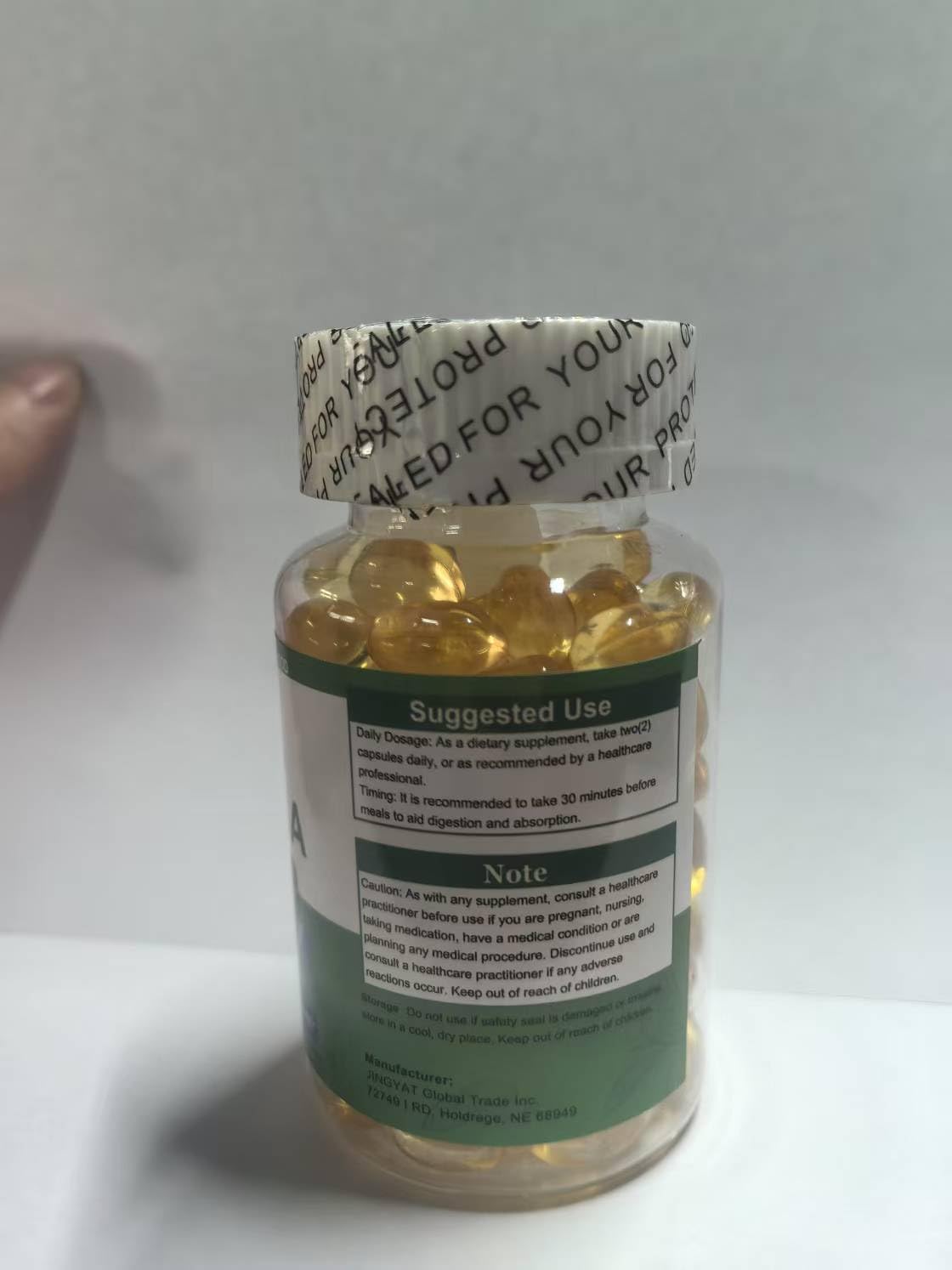 Organic Moringa Oleifera Softgels A2407