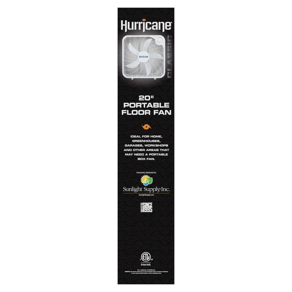Black 3 Speed 20in Floor Box Fan, 2 Pack B321