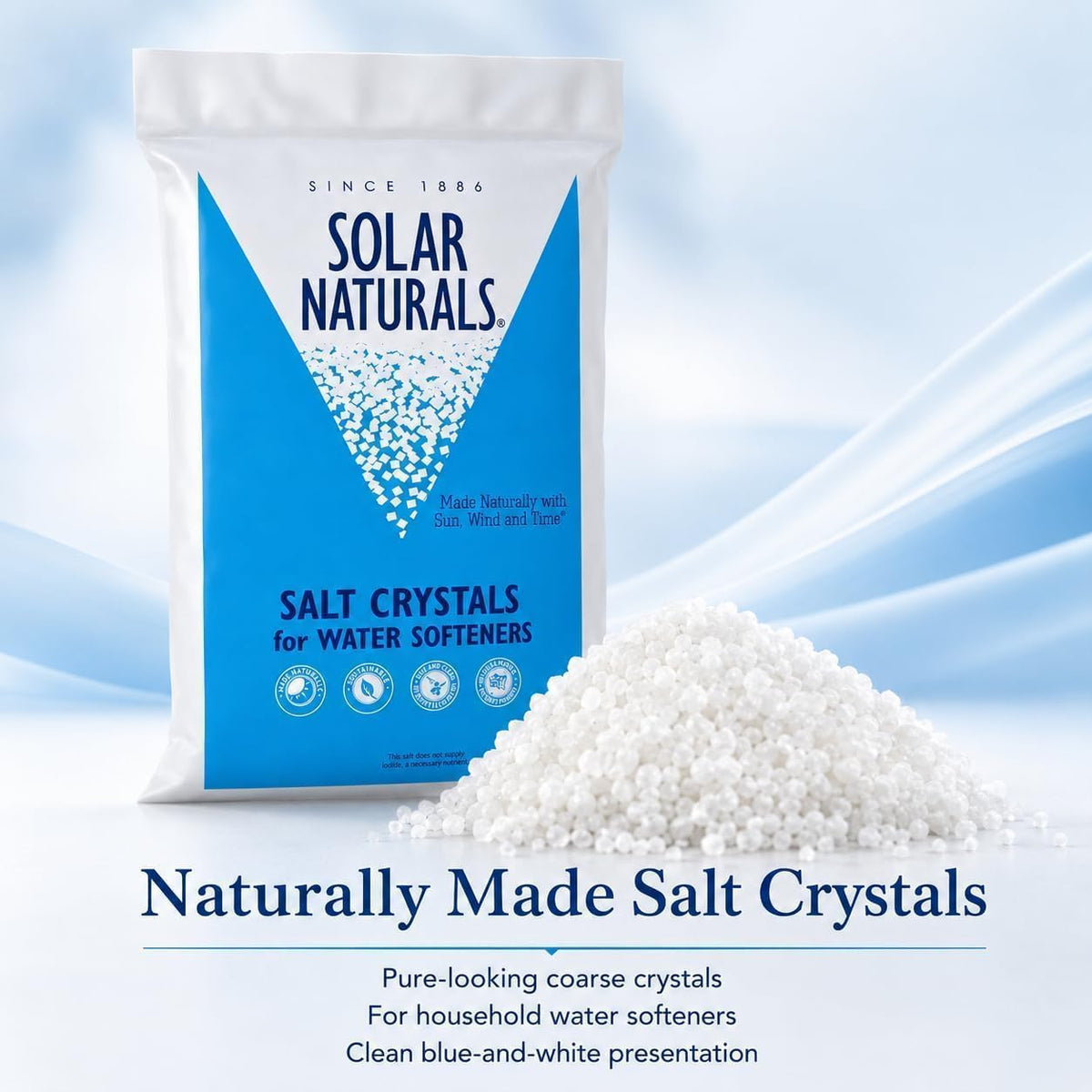 40 lb Solar Salt Crystals L317