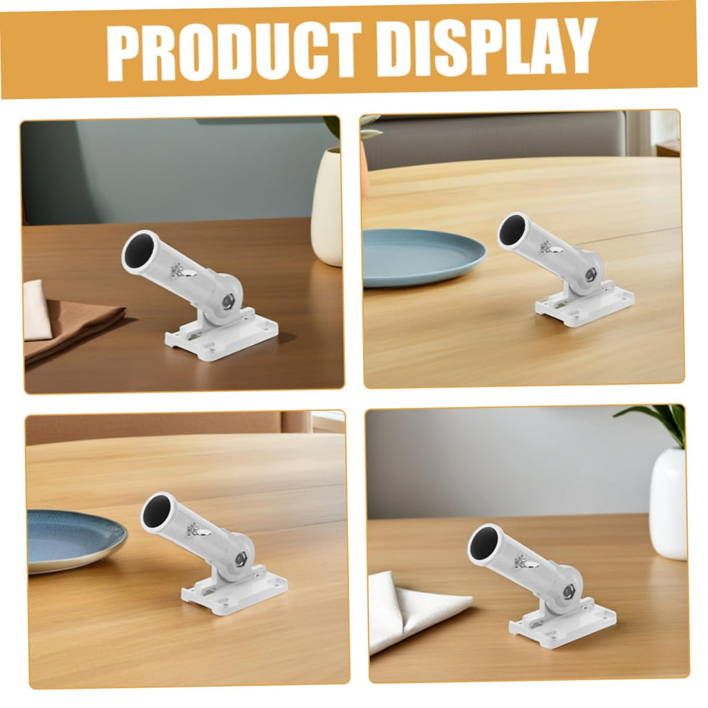 2pcs Aluminum Alloy Wall Mounted Adjustable Flag Pole Holder B9095