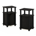 3-Tier Telephone Table with Cabinet, Set of 2 C299031