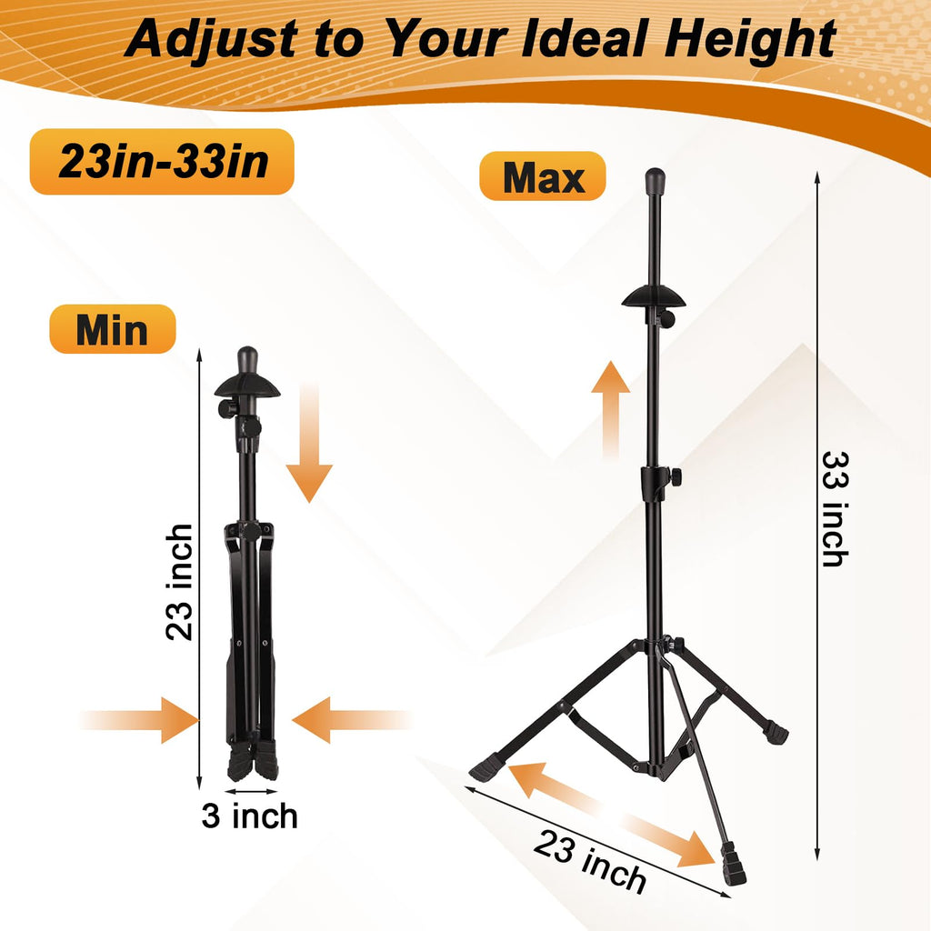 Adjustable Height Retractable Trombone Stand D4387