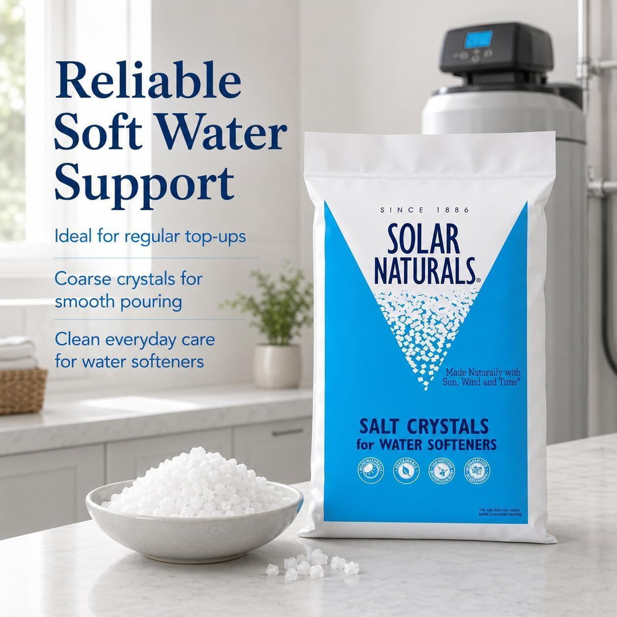 40 lb Solar Salt Crystals L317