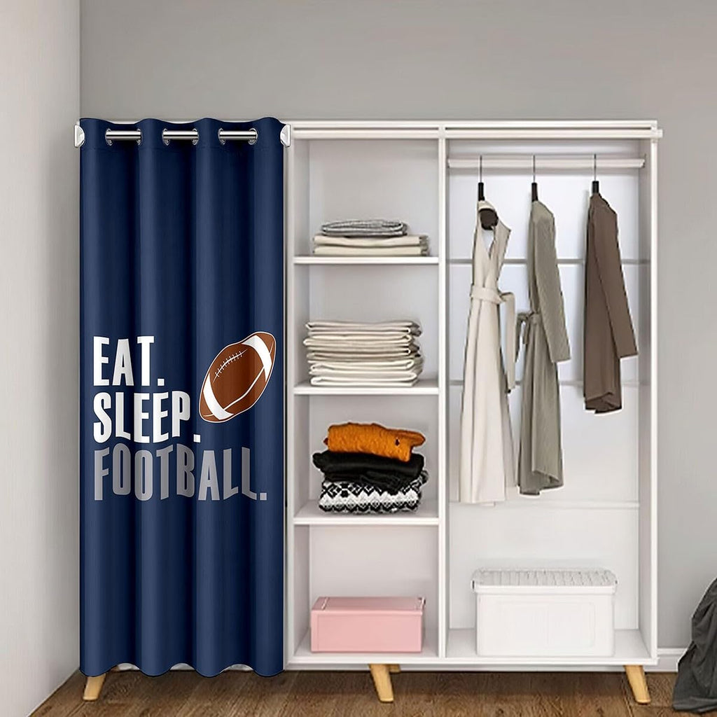 Football Doorway Curtain 34"x80" 1 Panel U47633