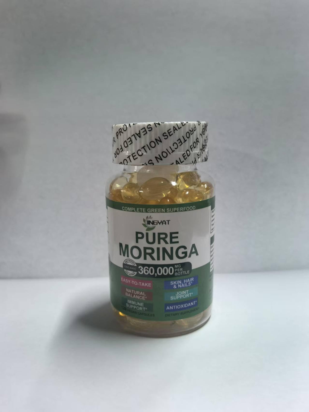 Organic Moringa Oleifera Softgels A2407