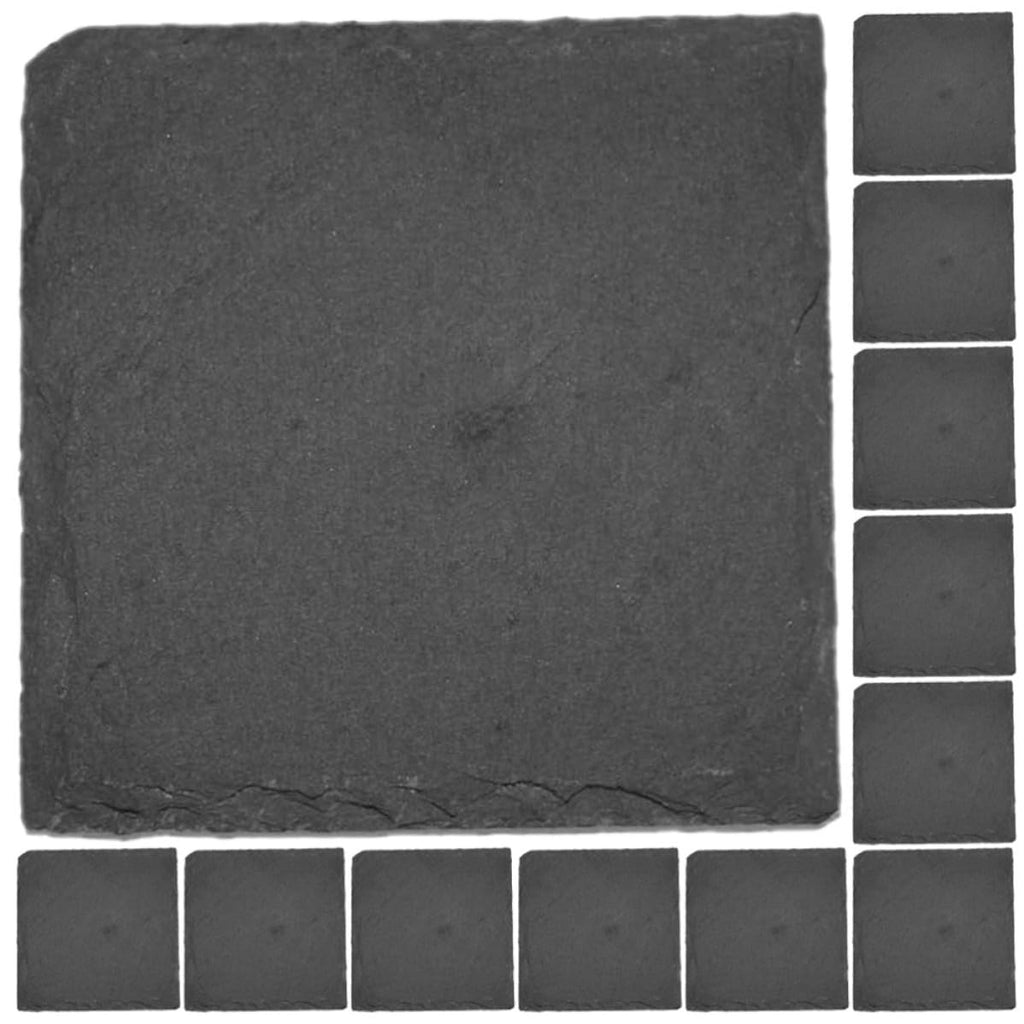 12pcs Natural Stone Coasters with Non Slip Bottom V36292
