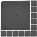 12pcs Natural Stone Coasters with Non Slip Bottom V36292