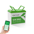 12V 100Ah Mini LiFePO4 Lithium Battery with Bluetooth S426