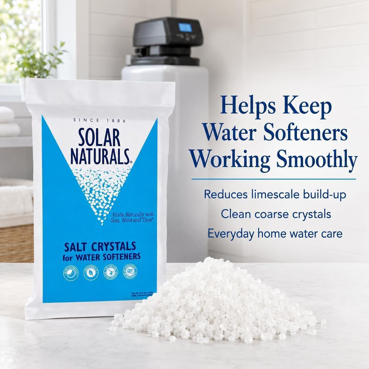 40 lb Solar Salt Crystals L317