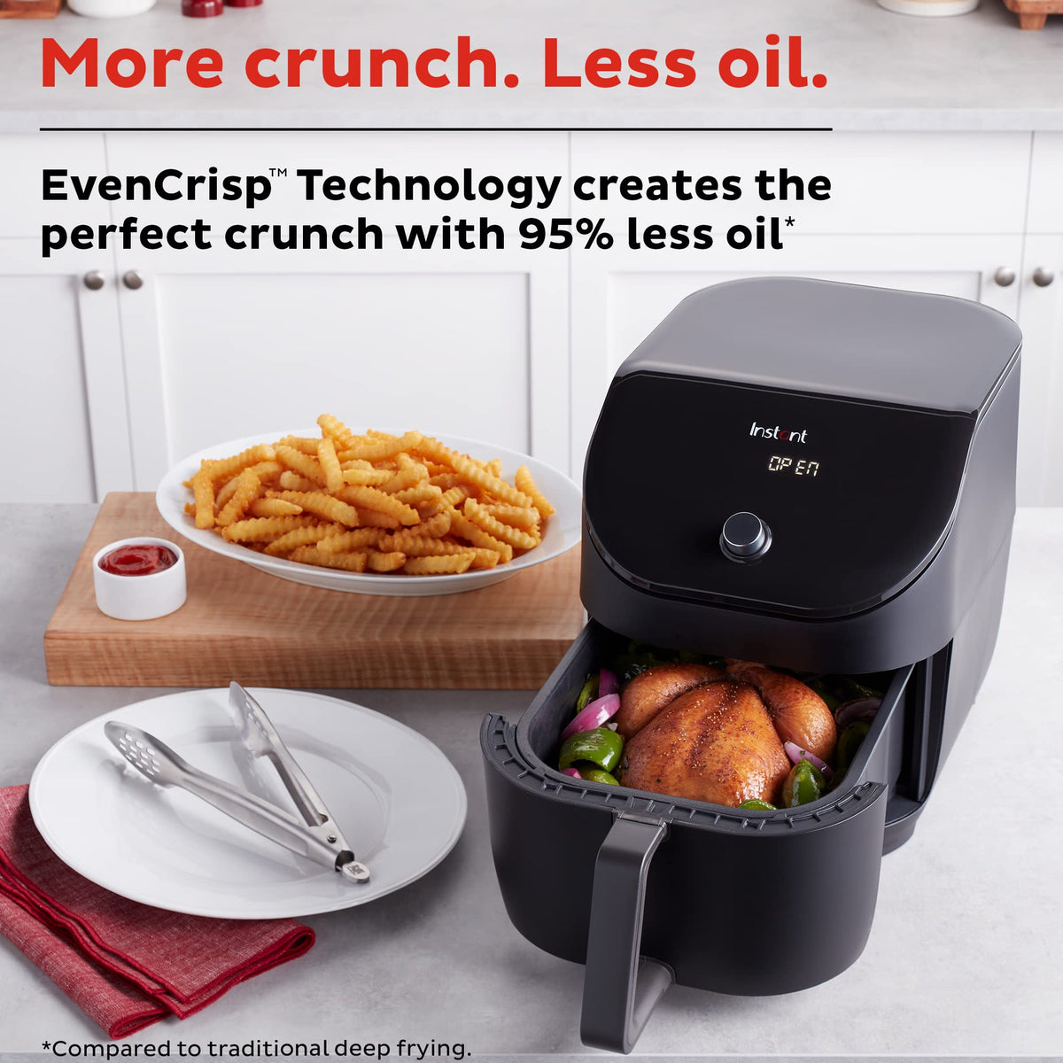 6QT Nonstick Dishwasher-Safe Air Fryer L61565