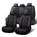 Waterproof Nappa Leather Full Set Car Seat Covers J9907