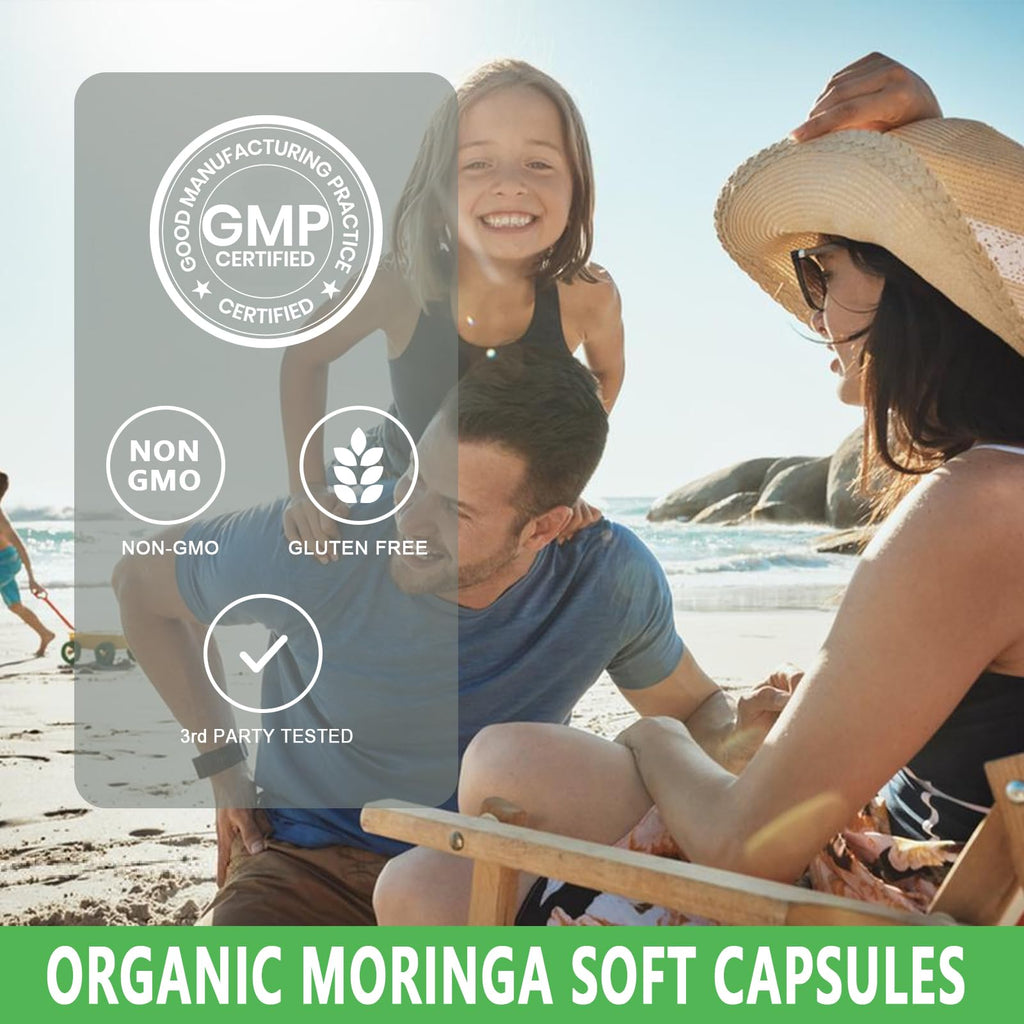 Organic Moringa Oleifera Softgels A2407