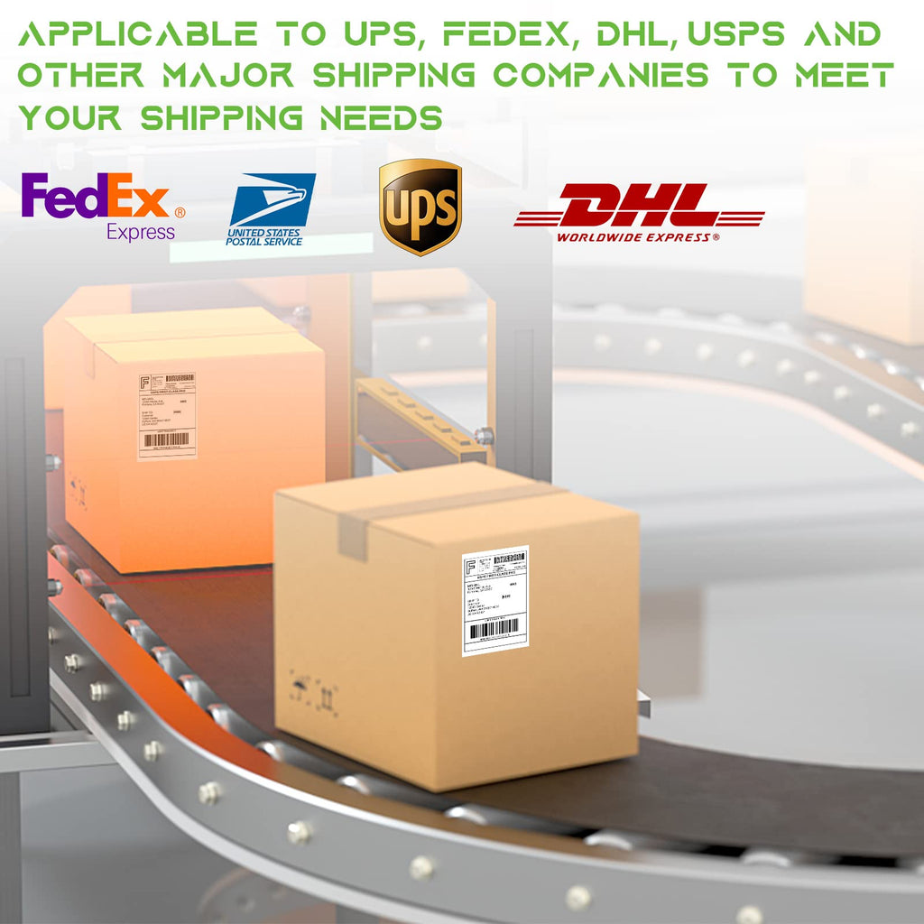 4x6 Direct Thermal Shipping Labels, 4 Rolls, 450 Labels/Roll S509454