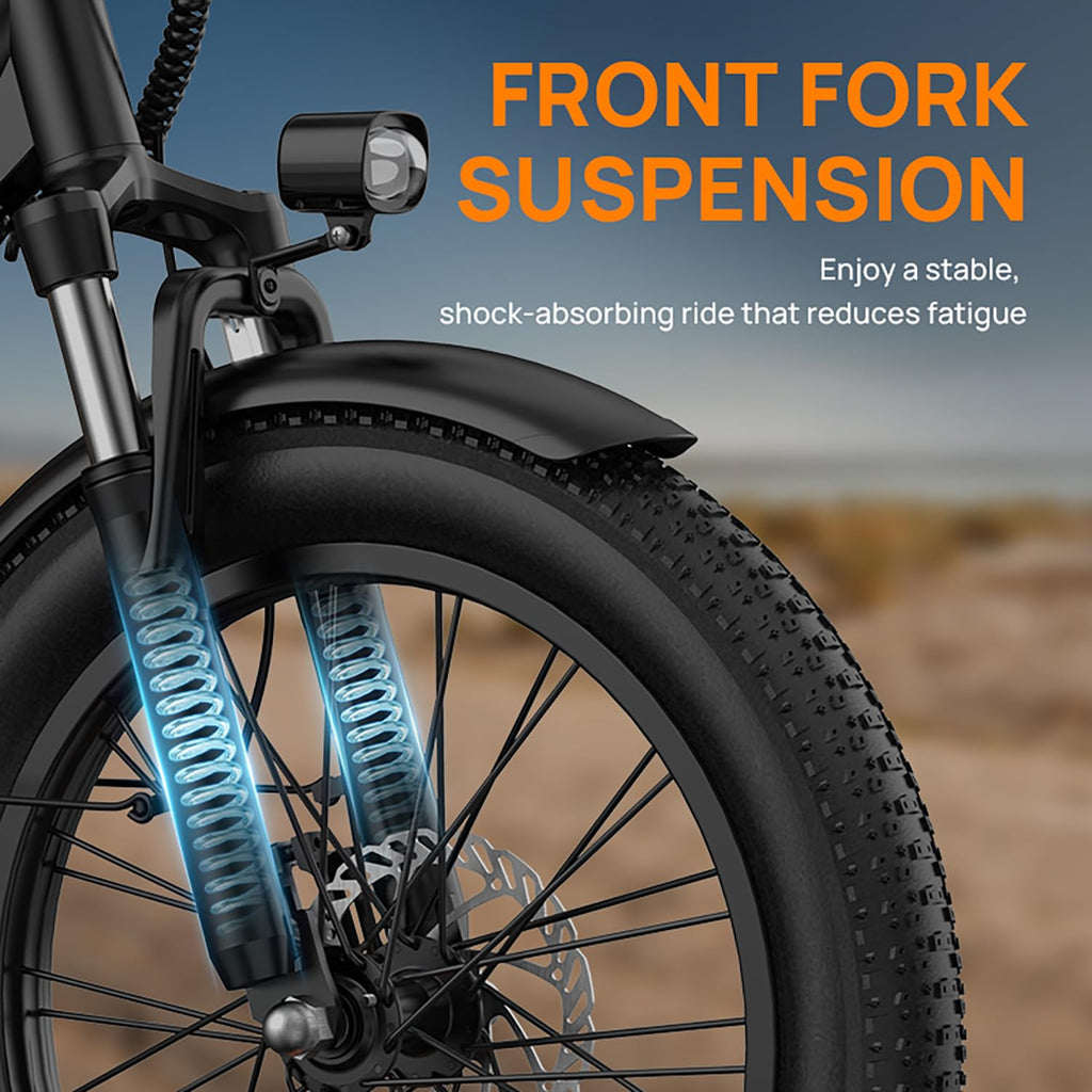 20" Fat Tire Electric Bike with 1000W Motor R982931